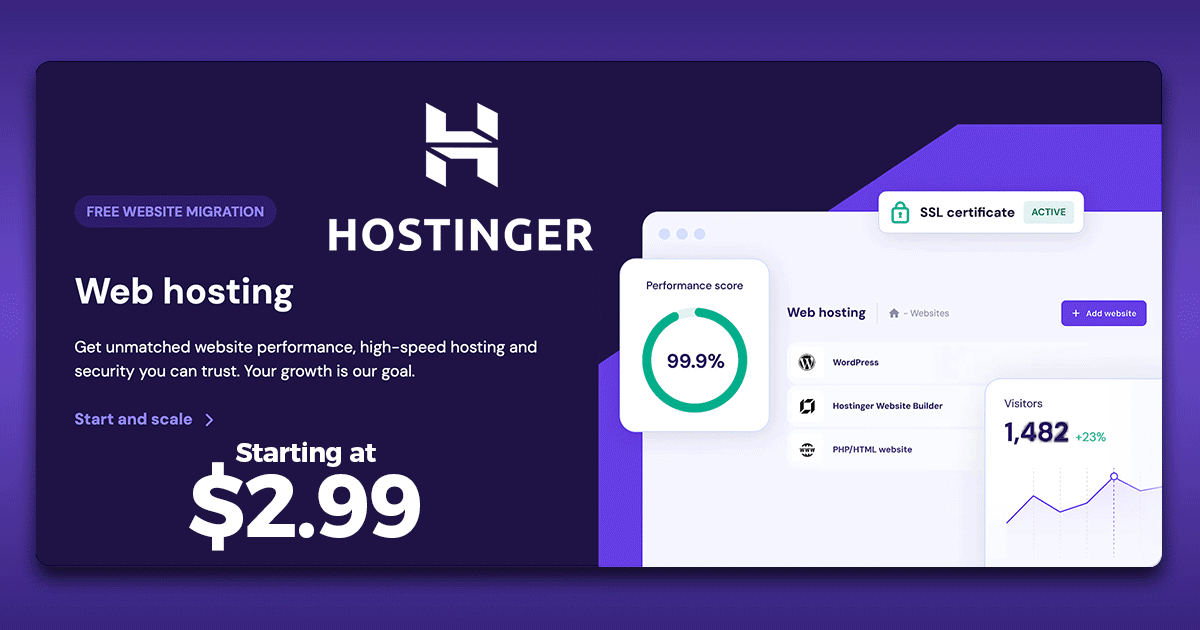 Hostinger Sign Up